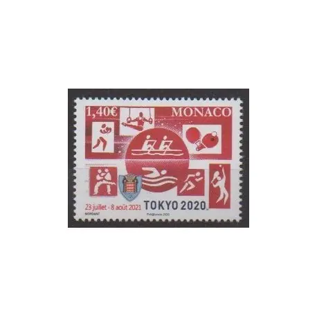 Achat Immédiat Monaco - 2020 - No 3257 - Jeux Olympiques d'été