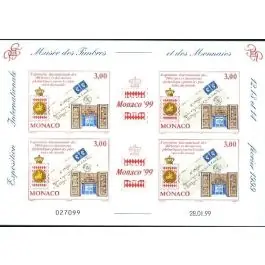 Timbre de collection Monaco - Bloc Feuillet 081 Commander Maintenant