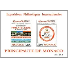 Timbre de collection Monaco - Bloc Feuillet 088 Tendance