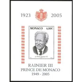 Timbre de collection Monaco - Bloc Feuillet 091 Livraison Mondiale