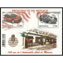 Timbre de collection Monaco - Bloc Feuillet 095 Usine Directe