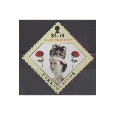 Nouvelle Collection Turks et Caiques (Iles) - 2012 - No 1730 - Royauté - Principauté