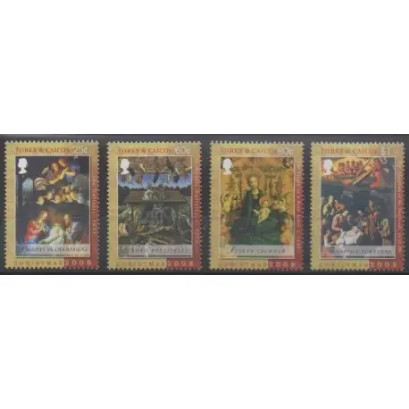 Prix Choc Turks et Caiques (Iles) - 2008 - No 1704/1707 - Noël