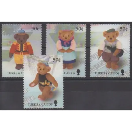 Turks et Caiques (Iles) - 2003 - No 1599/1602 - Enfance Must-Have