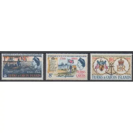 Must-Have Turks et Caiques (Iles) - 1966 - No 193/195 - Histoire