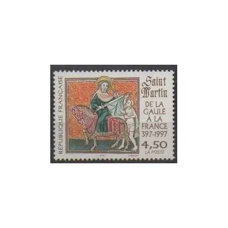 Certifié France - Poste - 1997 - No 3078 - Religion