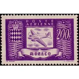 Timbre de collection Monaco - Poste Arienne 018 Achat Immédiat