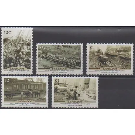 Prix Choc Barbade - 2014 - No 1277/1281 - Histoire - Navigation