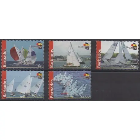 Premium Barbade - 2010 - No 1212/1216 - Navigation - Sports divers