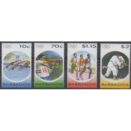 Offre Limitée Barbade - 2004 - No 1116/1119 - Jeux Olympiques d'été