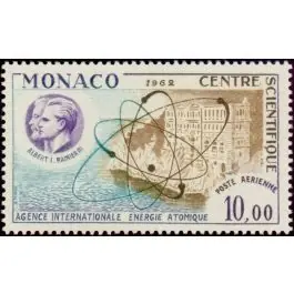 Fait Main Timbre de collection Monaco - Poste Arienne 080