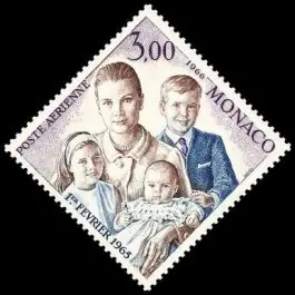 Timbre de collection Monaco - Poste Arienne 085 Petit Prix