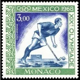 Authentique Timbre de collection Monaco - Poste Arienne 092