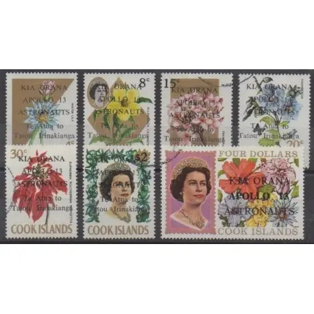 Quantité Limitée Cook (Iles ) - 1970 - No 242/248 - Espace - Oblitérés