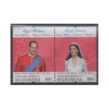 Micronésie - 2011 - No 1842/1843 - Royauté - Principauté Satisfait Ou Remboursé