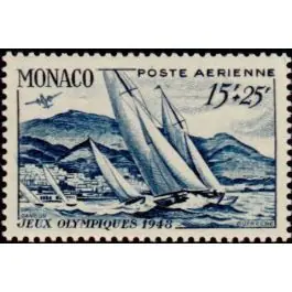 Timbre de collection Monaco - Poste Arienne 035 Haute Qualité