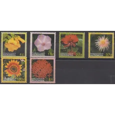 Micronésie - 2005 - No 1438A/1438F - Fleurs Premium