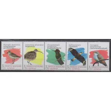 Pays-Bas caribéens - Saint-Eustache - 2020 - No 130/134 - Oiseaux Haute Qualité