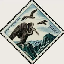 Timbre de collection Monaco - Poste Arienne 058 Promotion Saisonnière