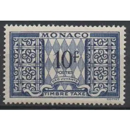 Premium Timbre de collection Monaco - Taxe 37a