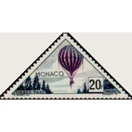 Dernier Modèle Timbre de collection Monaco - Taxe 50