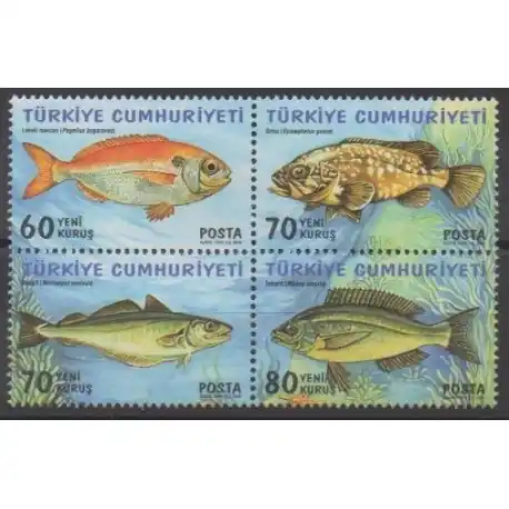 Top Vente Turquie - 2005 - No 3172/3175 - Vie marine
