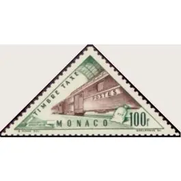 Timbre de collection Monaco - Taxe 55 Dernier Modèle