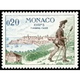Garantie Incluse Timbre de collection Monaco - Taxe 60