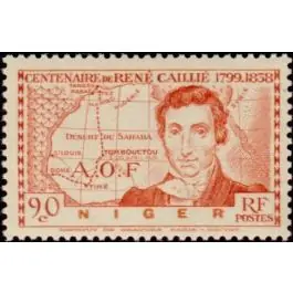 Timbre de collection Niger - 64 Réduction