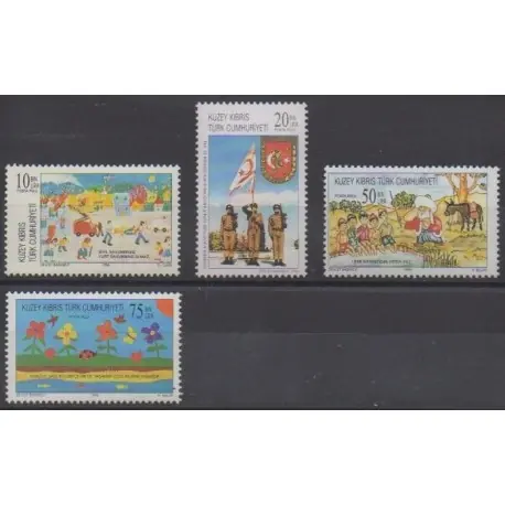 Nouveauté Turquie - Chypre du nord - 1996 - No 404/407