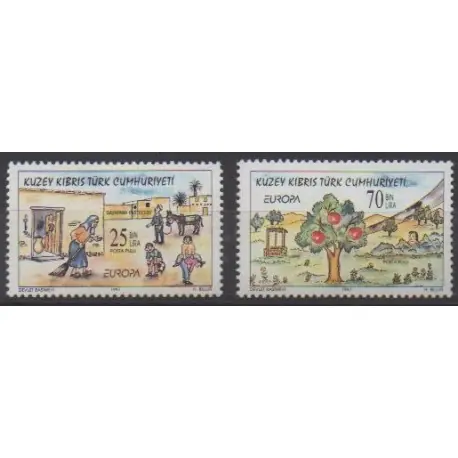 Turquie - Chypre du nord - 1997 - No 415/416 - Littérature - Europa Pas Cher