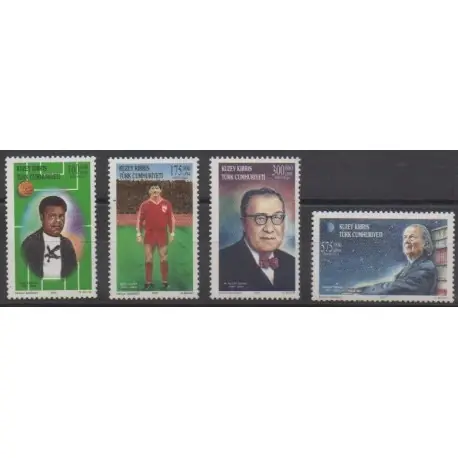 Turquie - Chypre du nord - 2002 - No 531/534 - Célébrités Prix Réduit