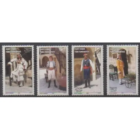 Turquie - Chypre du nord - 2002 - No 523/526 - Costumes Achetez Aujourd’hui