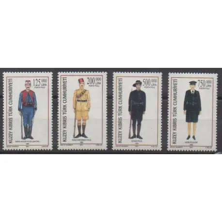 Turquie - Chypre du nord - 2001 - No 503/506 - Costumes Prix Réduit