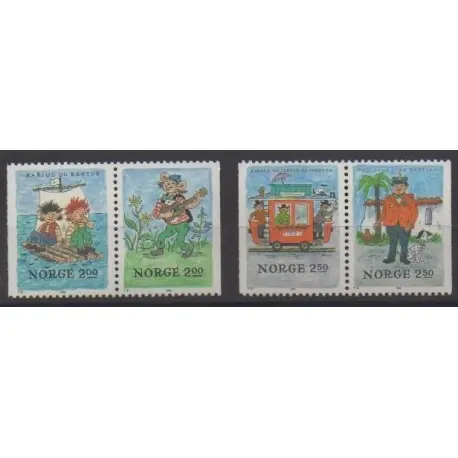 Top Qualité Norvège - 1984 - No 870/873 - Littérature