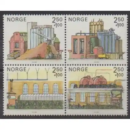 Artisanat Norvège - 1986 - No 906/909