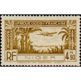Timbre de collection Niger - Poste Arienne 04 Populaire