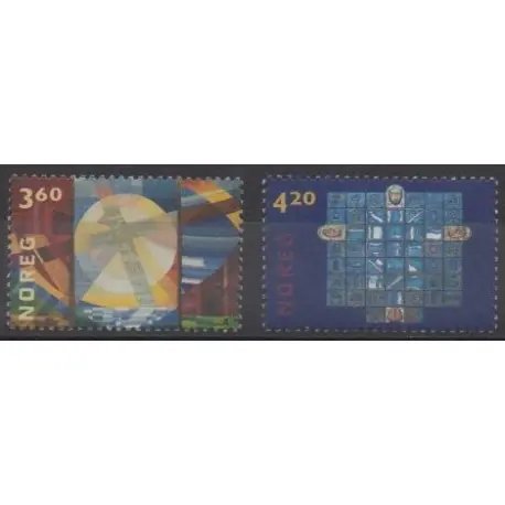 Nouveauté Norvège - 2000 - No 1314/1315 - Religion
