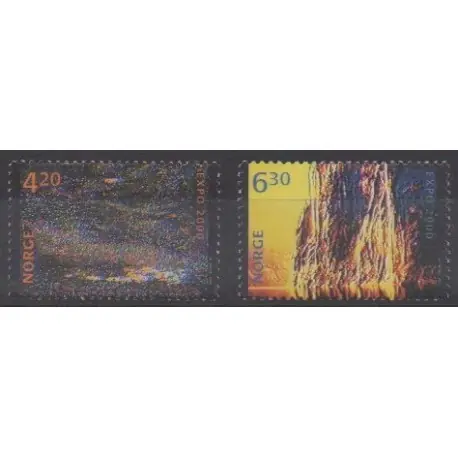 Norvège - 2000 - No 1302/1303 - Exposition Tendance