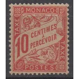 Vente Directe Timbre de collection Monaco - Taxe 03b