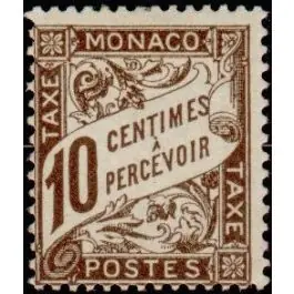 Prix Cassé Timbre de collection Monaco - Taxe 04
