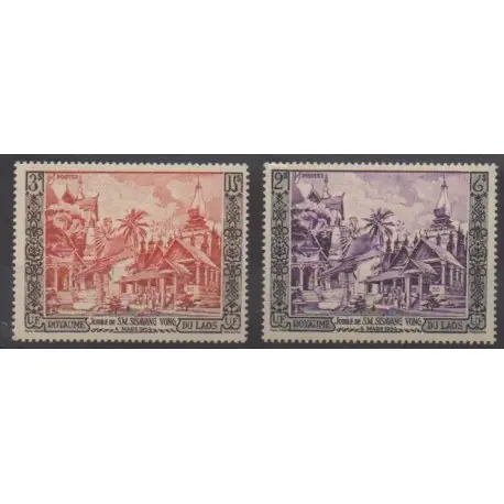 Laos - 1954 - No 28/29 En Vogue