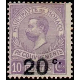 Timbre de collection Monaco - Taxe 11 Meilleur Choix