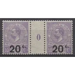 Meilleure Vente Timbre de collection Monaco - Taxe 11 Millsime 0 (1910)