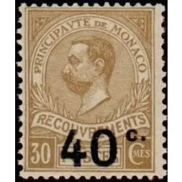 Timbre de collection Monaco - Taxe 12 En Vogue