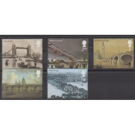 Prix Promo Grande-Bretagne - 2002 - No 2363/2367 - Ponts