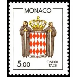 Timbre de collection Monaco - Taxe 82 Populaire