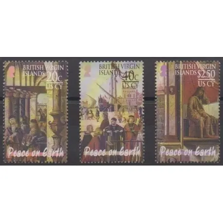 Vierges (Iles) - 2003 - No 994/996 - Noël - Peinture Dernière Chance