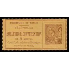 Timbre de collection Monaco - Tlphone 1 Livraison Express