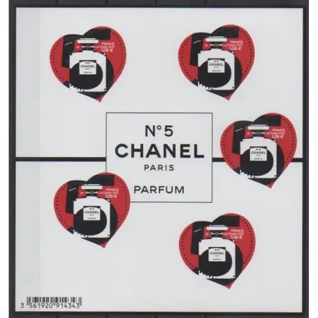 Achat Immédiat France - Blocs et feuillets - 2021 - No BF152 - Mode - Chanel n°5